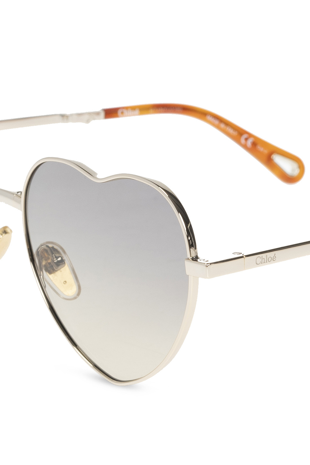 Gold Gradient sunglasses Chlo Miu Miu Eyewear charm detail cat